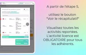 Licence et Nouvelle saison